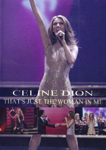 celine dion thats just the woman in me|celine dion tv show 2008.